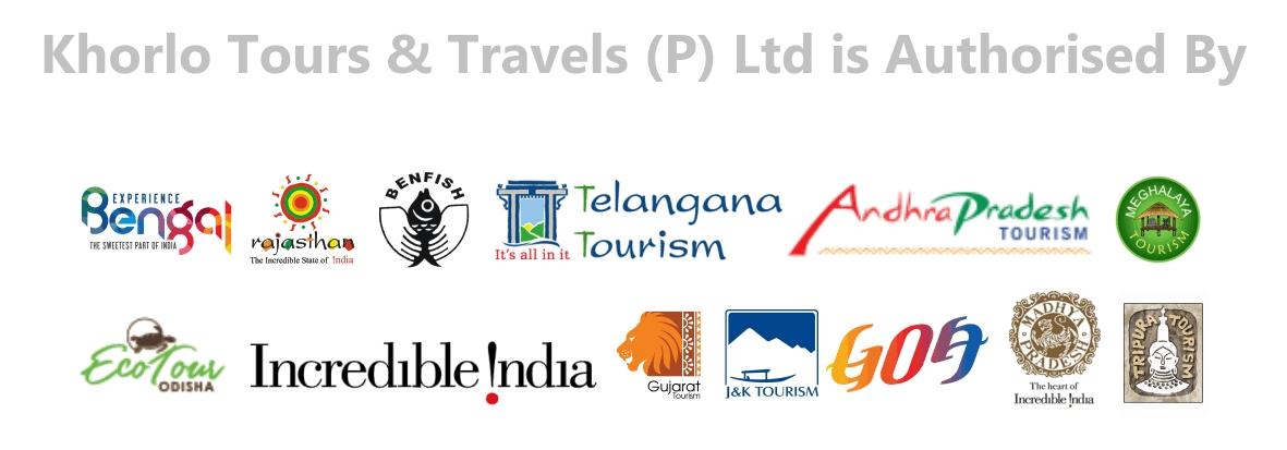 Khorlo Tours & Travels Logo Line Govt